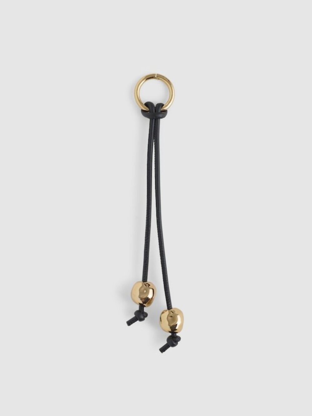 NWT Madewell Leather Sculpted Cord Bag Charm